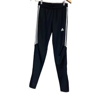 •ADIDAS•BLACK & WHITE 3-STRIPE CLIMACOOL TIRO23 LEAGUE TRACK PANT SIZE XS